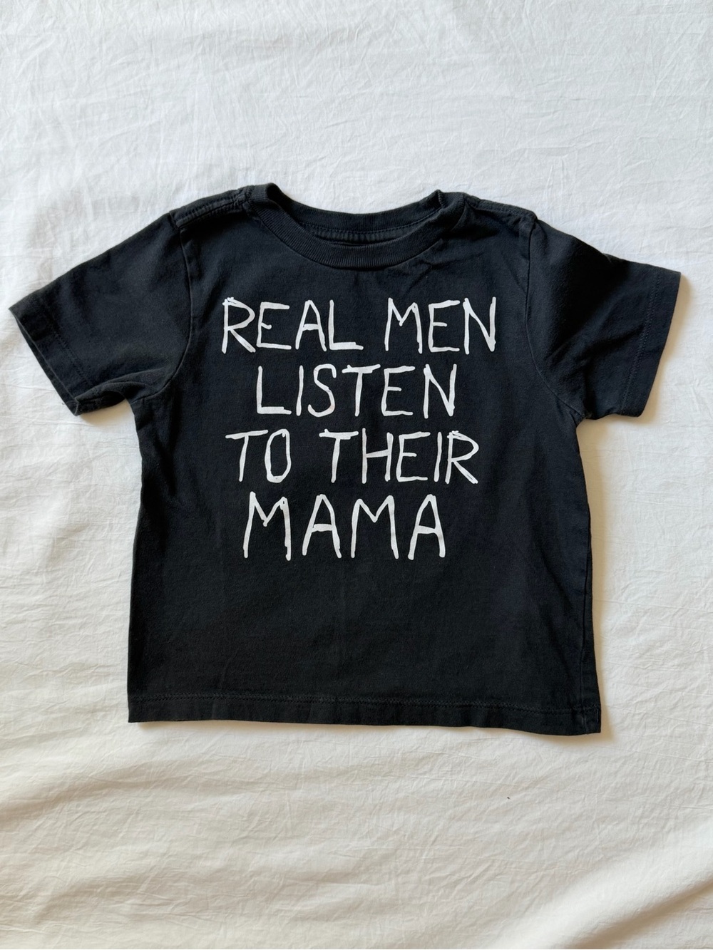 The Children’s Place “Real Men Listen to Their Mama” Tee 18-24M